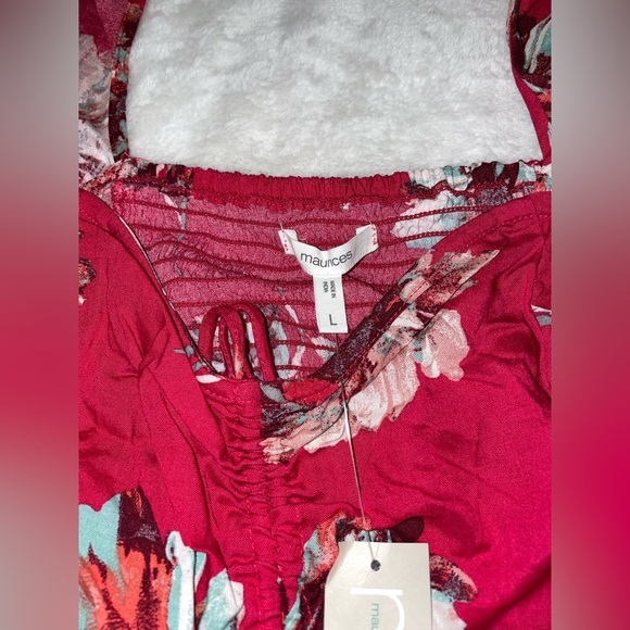 Floral dress off the shoulder - Picture 6 of 7